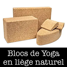Blocs de Yoga en liège naturel