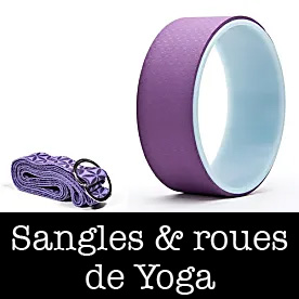 Sangles & roues de Yoga