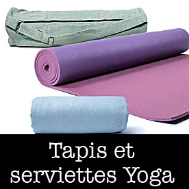 Tapis et serviettes de Yoga